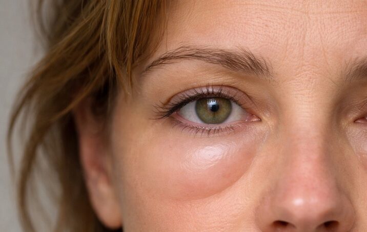 Różnice między malar bags a festoons