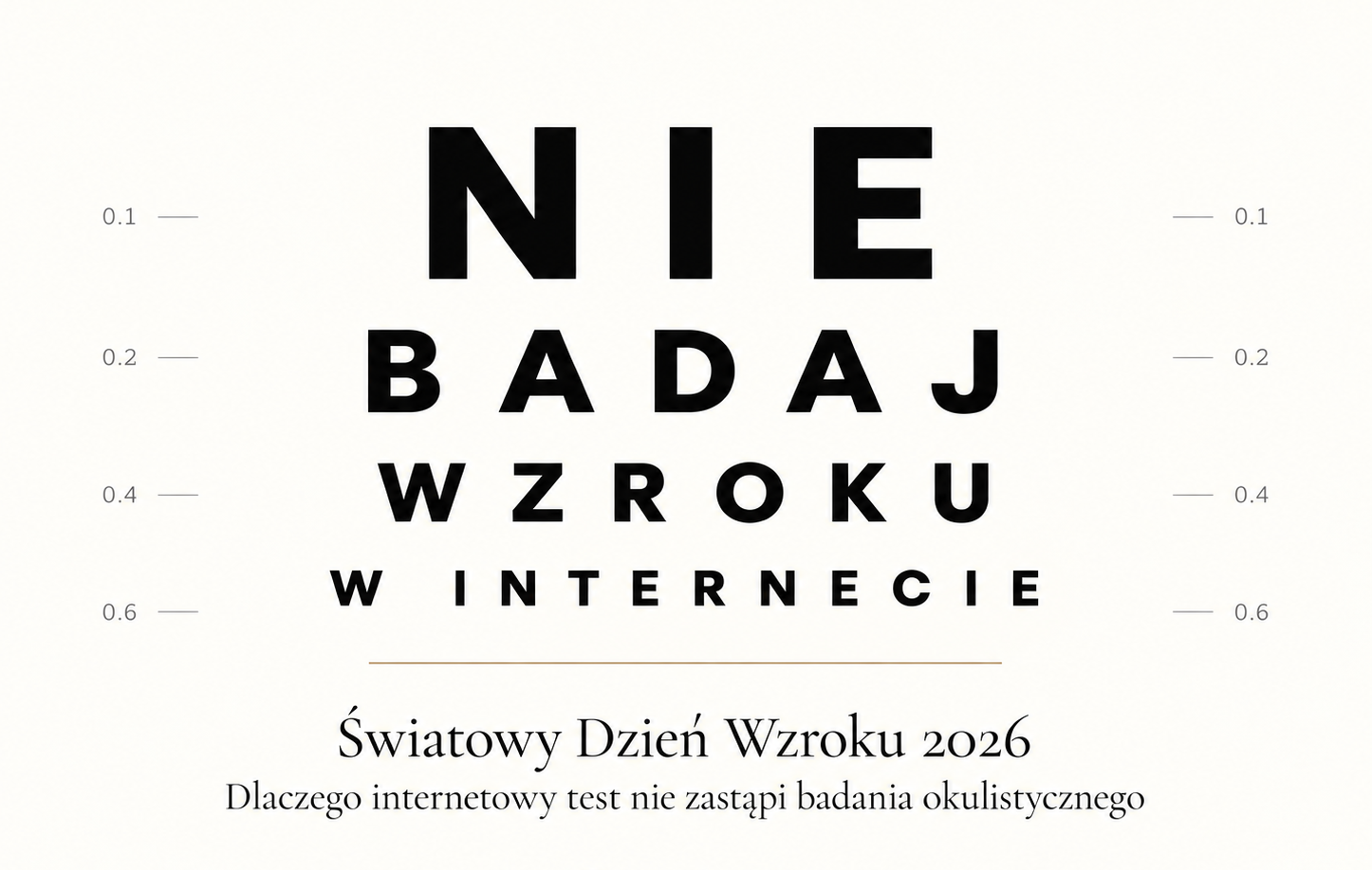 Światowy Dzień Wzroku – Kiedy warto zbadać wzrok?