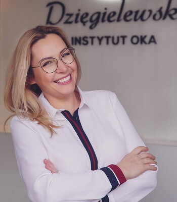 najlepszy okulista w warszawie - dr n med MONIKA DZIĘGIELEWSKA zajmuje się leczeniem chorób oczu wad wzroku plus zabiegi medycyny estetycznej